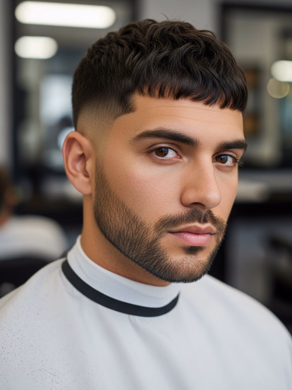 Faded Heartthrob Cut hairstyle for men 2026 — heartthrob cut variation, best for heart-shaped faces balancing forehead width, modern barbering by Master Stylist Jessica Hamilton