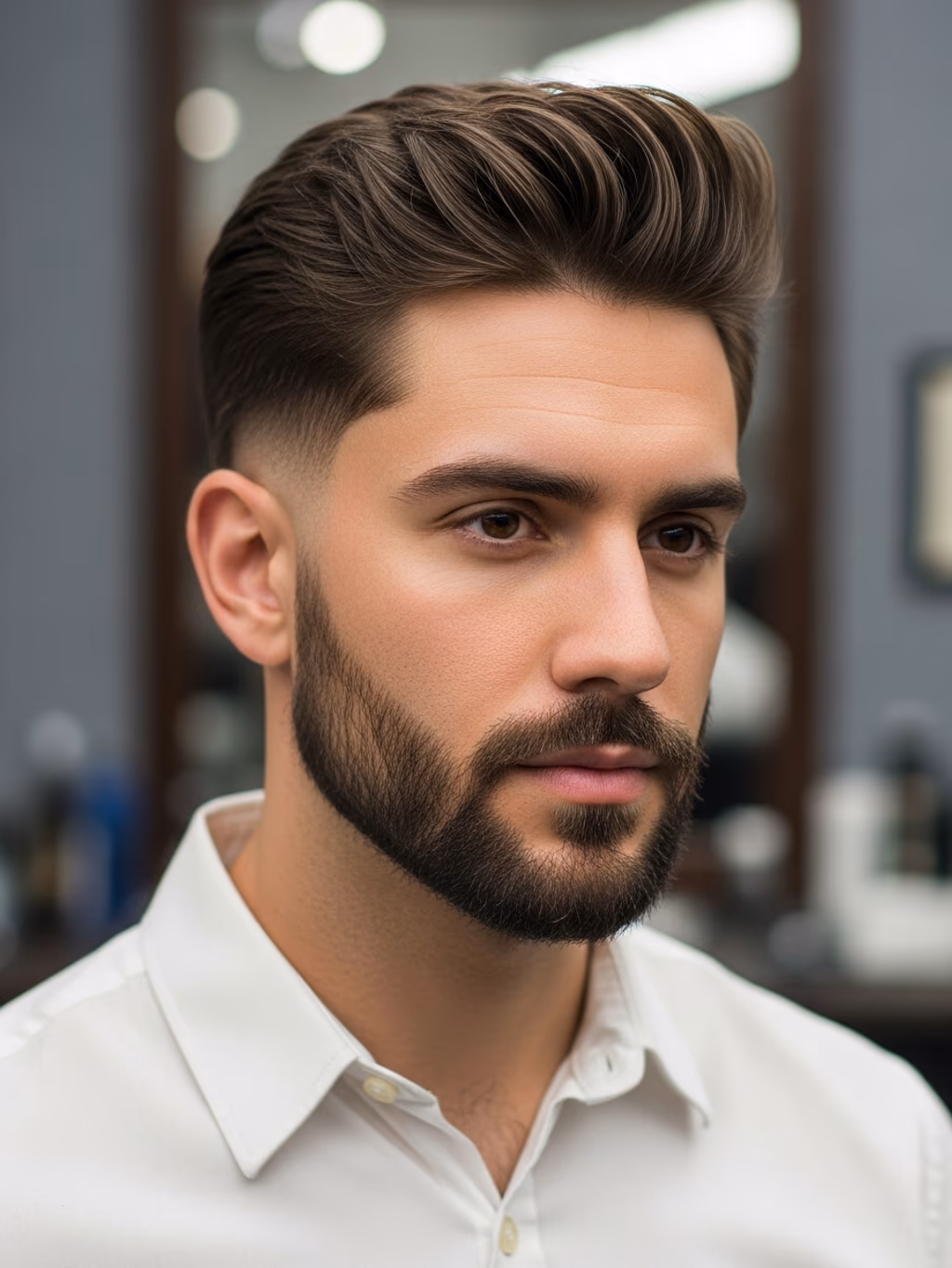 Textured Heartthrob Cut hairstyle for men 2026 — heartthrob cut variation, best for round faces seeking elongation, modern barbering by Master Stylist Jessica Hamilton