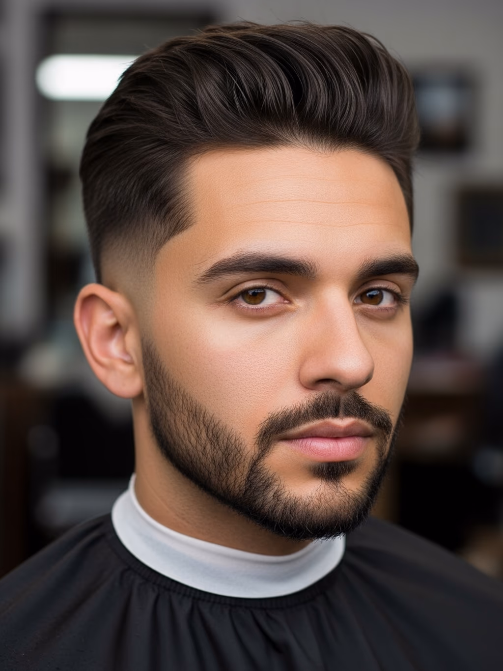 Faded High and Tight hairstyle for men 2026 — high and tight variation, best for heart-shaped faces balancing forehead width, modern barbering by Master Stylist Jessica Hamilton