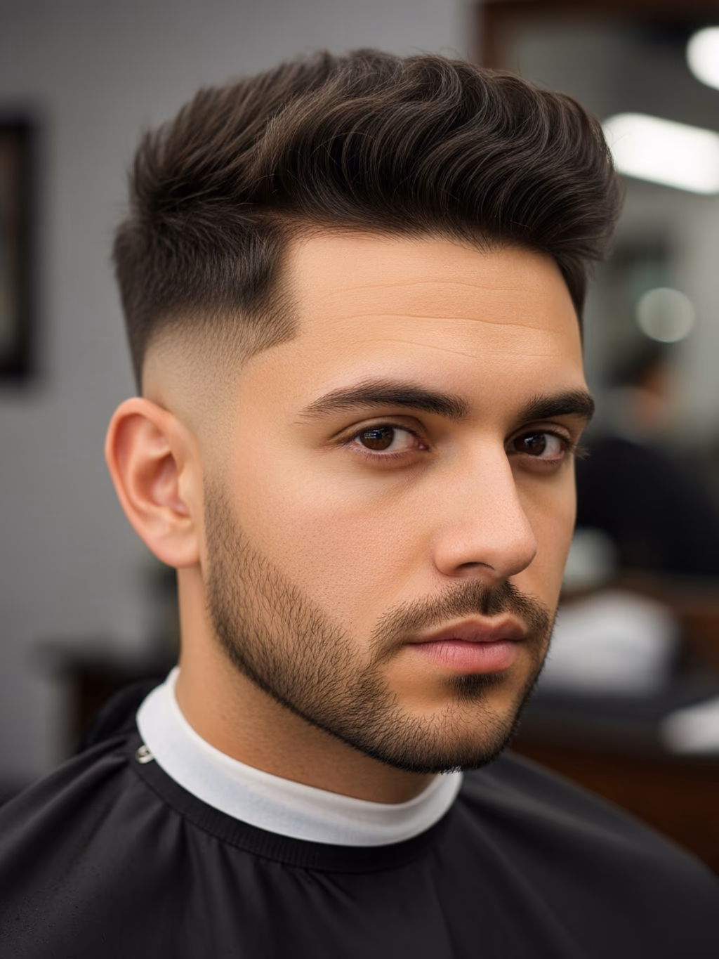 Tapered High and Tight hairstyle for men 2026 — high and tight variation, best for diamond faces with prominent cheekbones, modern barbering by Master Stylist Jessica Hamilton