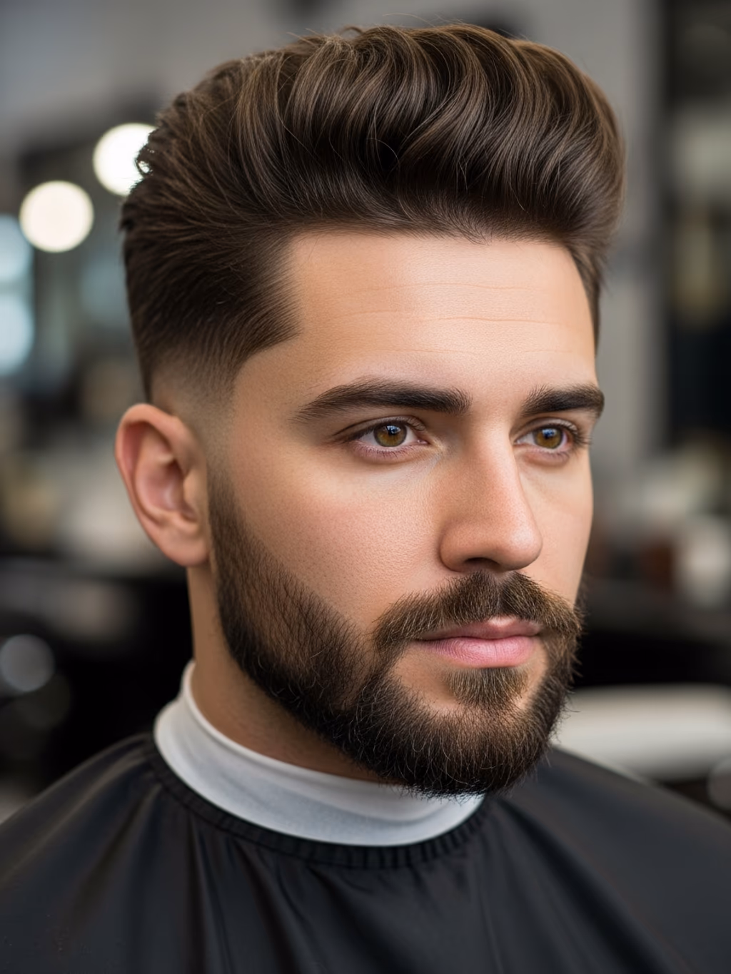 Textured High and Tight hairstyle for men 2026 — high and tight variation, best for round faces seeking elongation, modern barbering by Master Stylist Jessica Hamilton