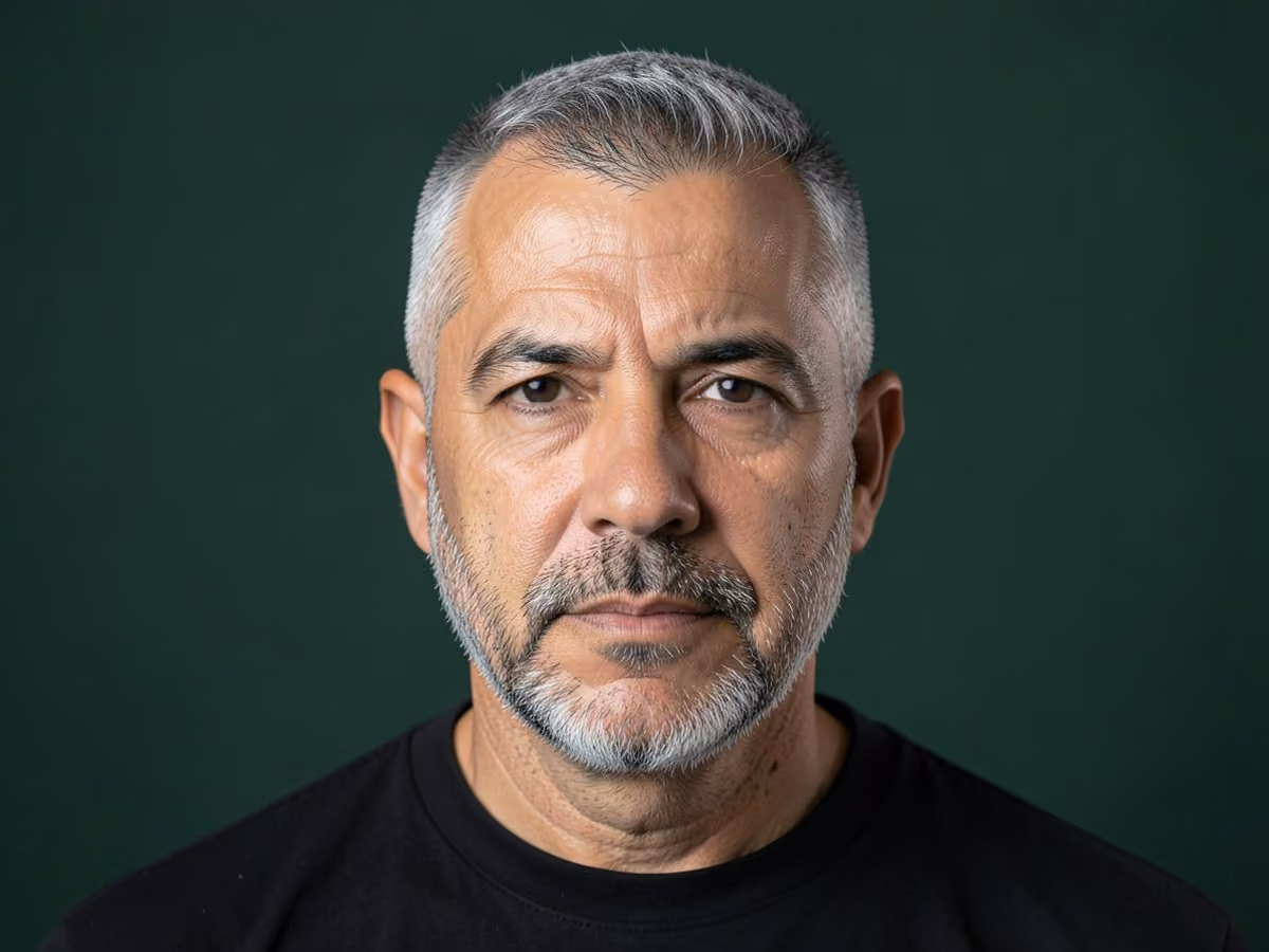 Man with a high fade recon cut