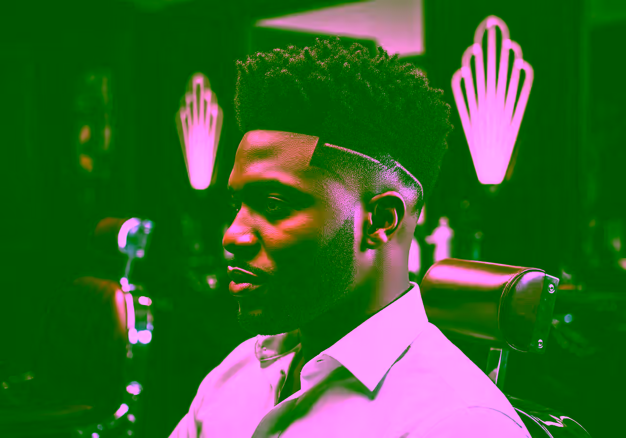 High Taper Fade Afro hairstyle for men 2026 — high taper fade variation, best for round, oval faces + coily/curly hair, modern barbering by Master Stylist Jessica Hamilton