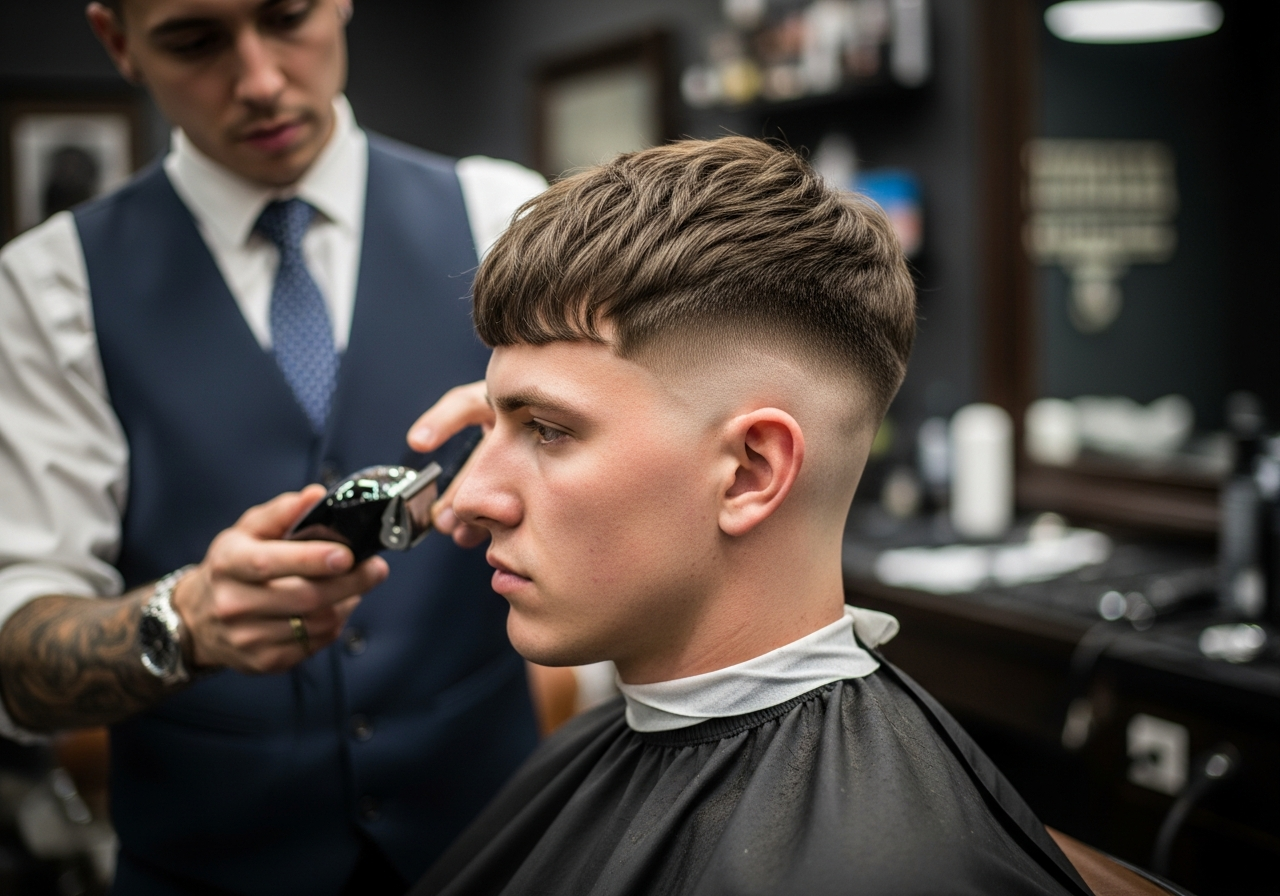 High Taper Fade Edgar 2026 - Crisp Choppy Fringe High Taper Haircut