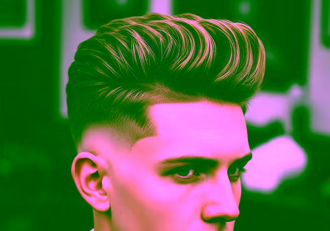 High Taper Fade Fluffy Hair hairstyle for men 2026 — high taper fade variation, best for fine/thin hair + all faces, modern barbering by Master Stylist Jessica Hamilton