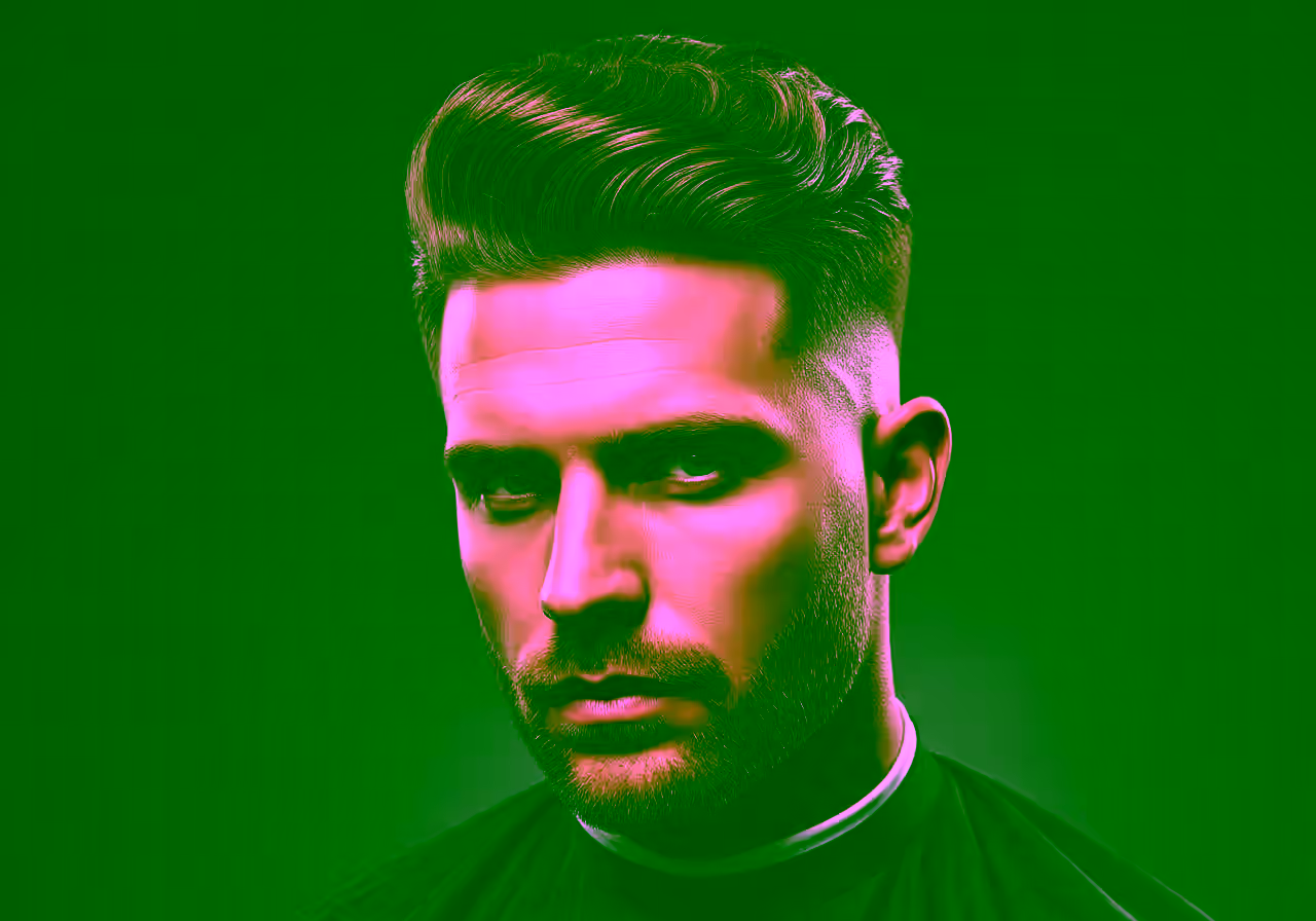 High Taper Fade Long Hair hairstyle for men 2026 — high taper fade variation, best for oval, heart faces + wavy/straight hair, modern barbering by Master Stylist Jessica Hamilton