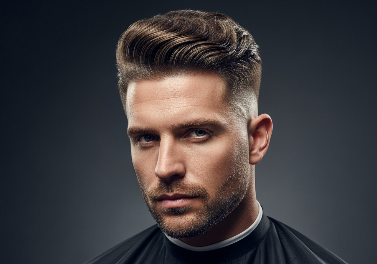 High Taper Fade Long Hair 2026 - Long Layers with Dramatic High Taper