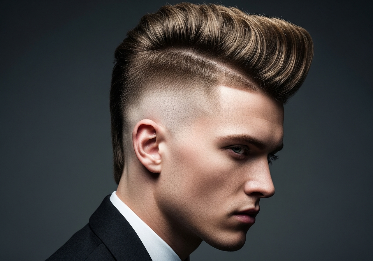 High Taper Fade Mohawk 2026 - Edgy Central Height with Bold High Taper