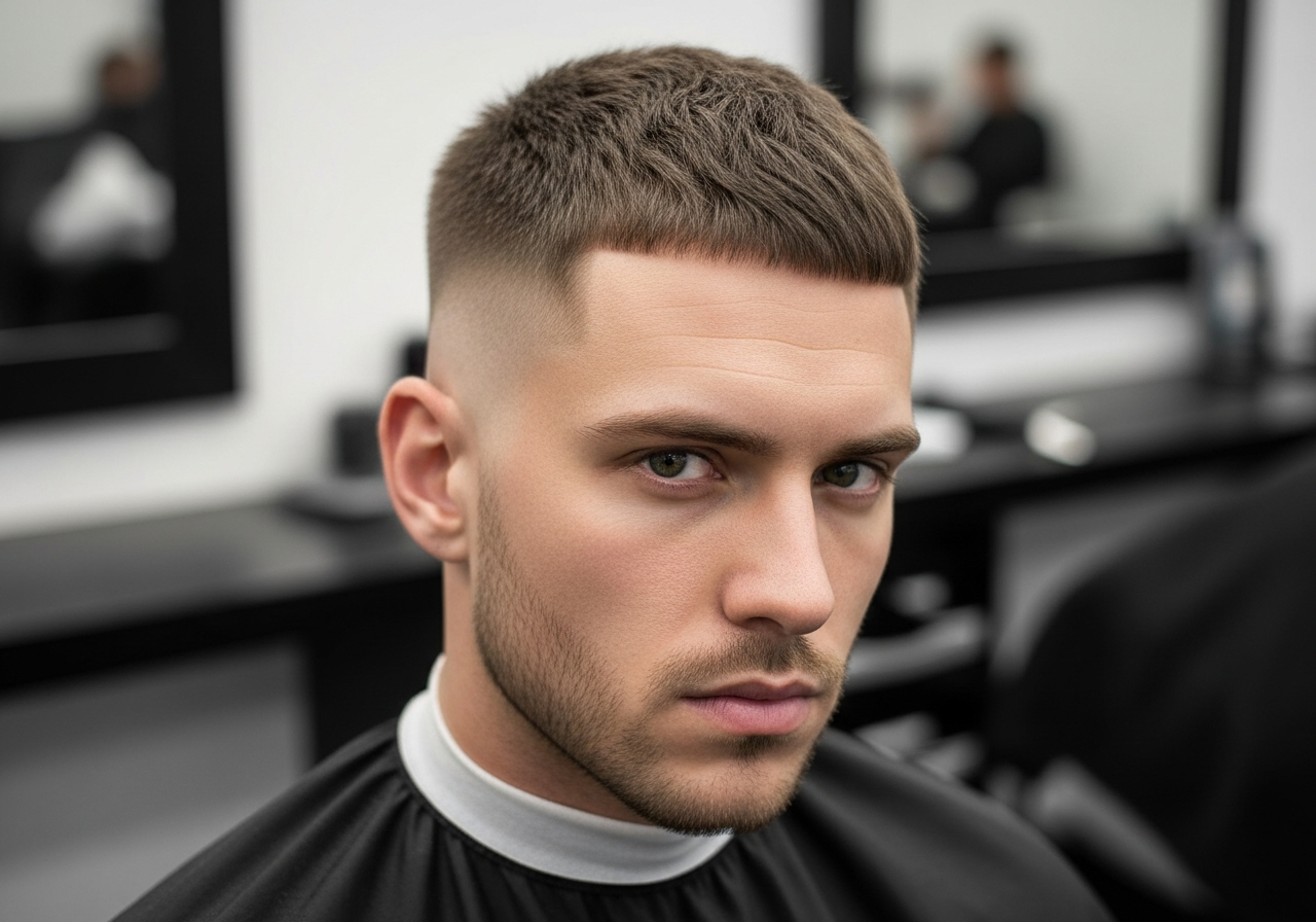 High Taper Fade Short Hair 2026 - Minimalist Clean High Taper Cut