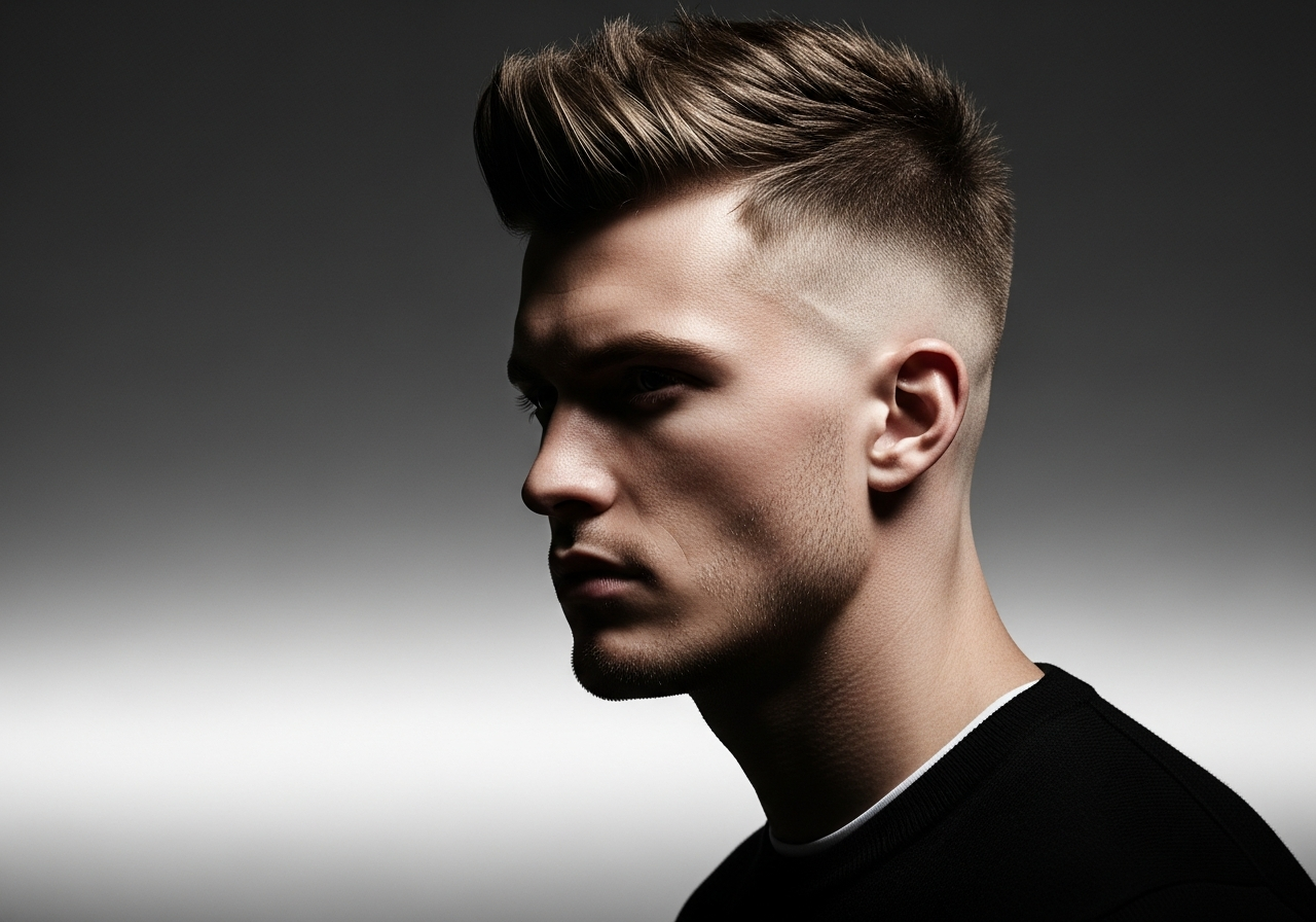 High Taper Fade Spiky Hair 2026 - Textured Spikes with Dramatic High Taper