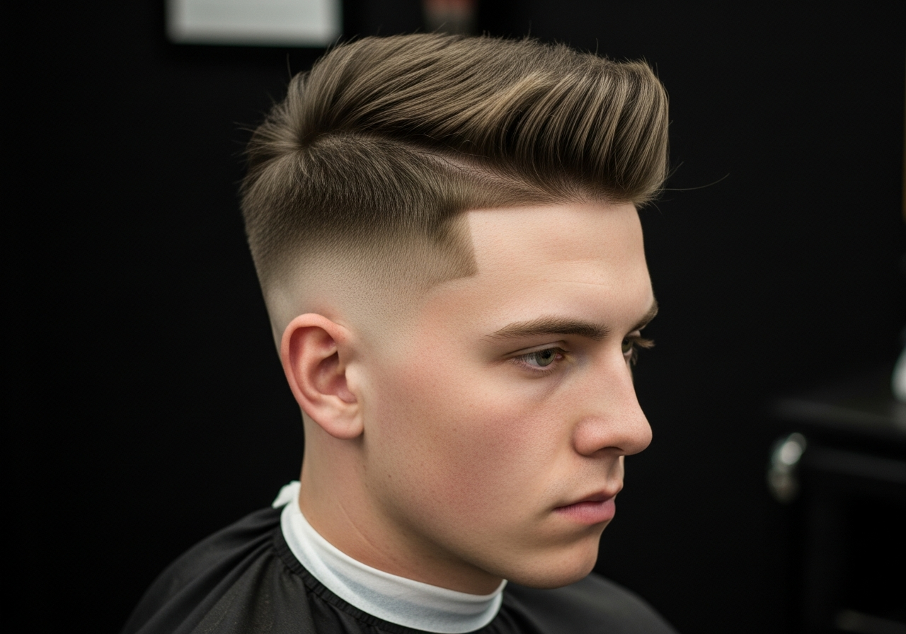 High Taper Fade Straight Hair 2026 - Sleek Sharp High Taper with Straight Top