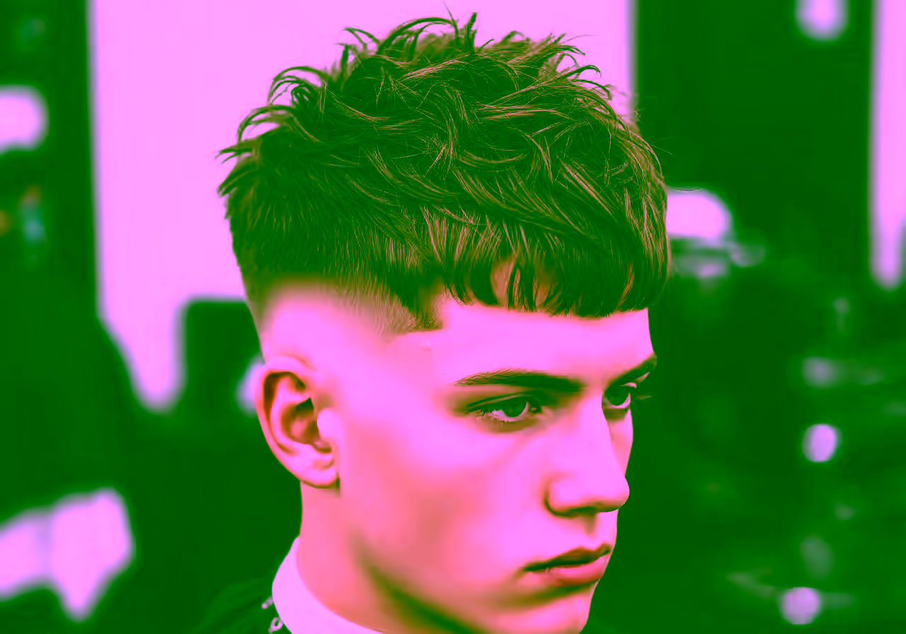 High Taper Fade Textured Fringe hairstyle for men 2026 — high taper fade variation, best for teens, oval/round faces + straight hair, modern barbering by Master Stylist Jessica Hamilton