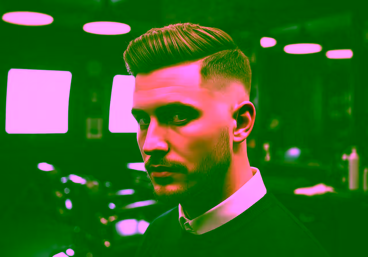 High Taper Fade Versatile hairstyle for men 2026 — high taper fade variation, best for all faces + all hair types, modern barbering by Master Stylist Jessica Hamilton