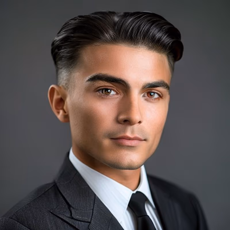 Ivy League Comb Over hairstyle for men 2026 — Ivy League variation, best for A polished, classic crossover, modern barbering by Master Stylist Jessica Hamilton
