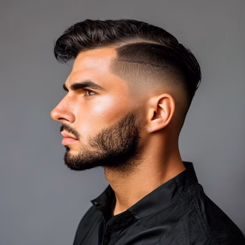 Ivy League Hard Part hairstyle for men 2026 — Ivy League variation, best for Adding razor-sharp definition, modern barbering by Master Stylist Jessica Hamilton