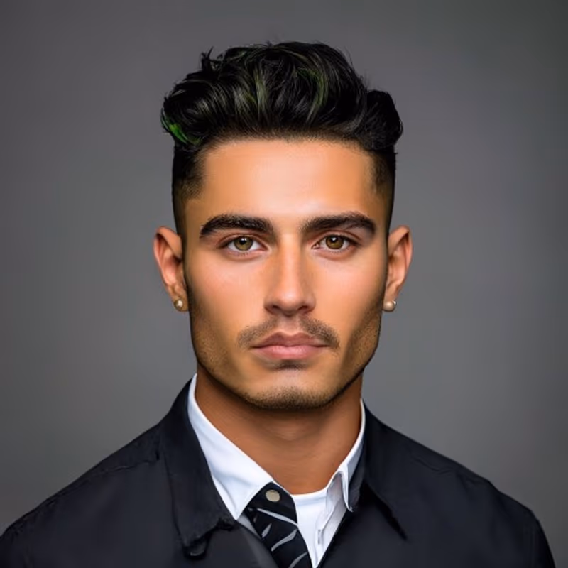 Modern Ivy League hairstyle for men 2026 — Ivy League variation, best for A current, sharp everyday look, modern barbering by Master Stylist Jessica Hamilton