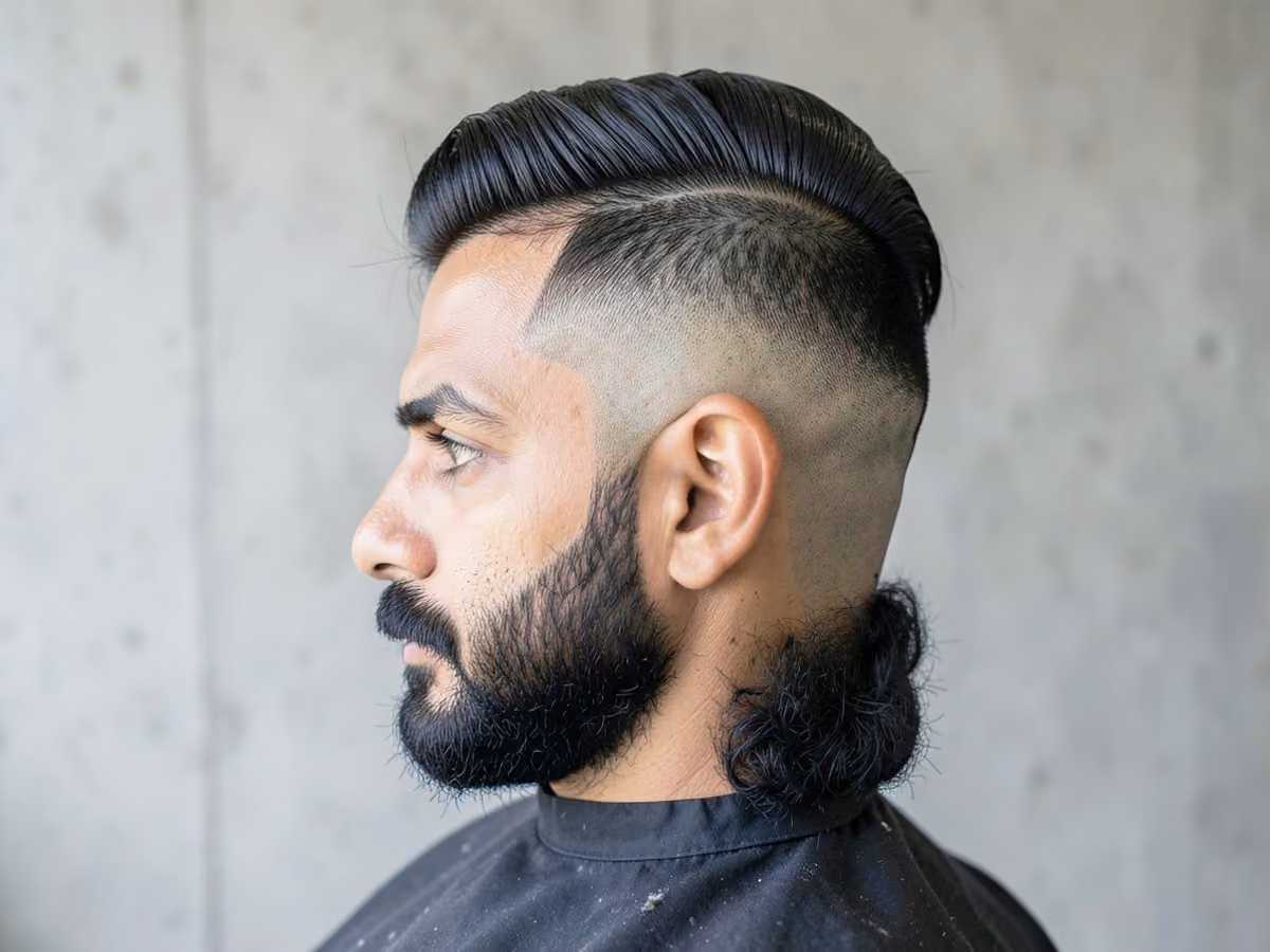 Man with a line up with hard part