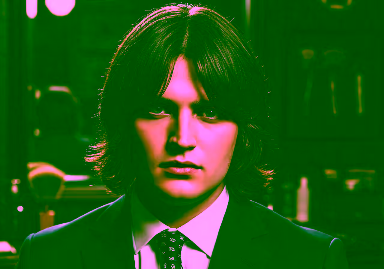 Curtain Bangs Long Hair hairstyle for men 2026 — long hairstyles variation, best for round faces + straight/wavy hair, modern barbering by Master Stylist Jessica Hamilton
