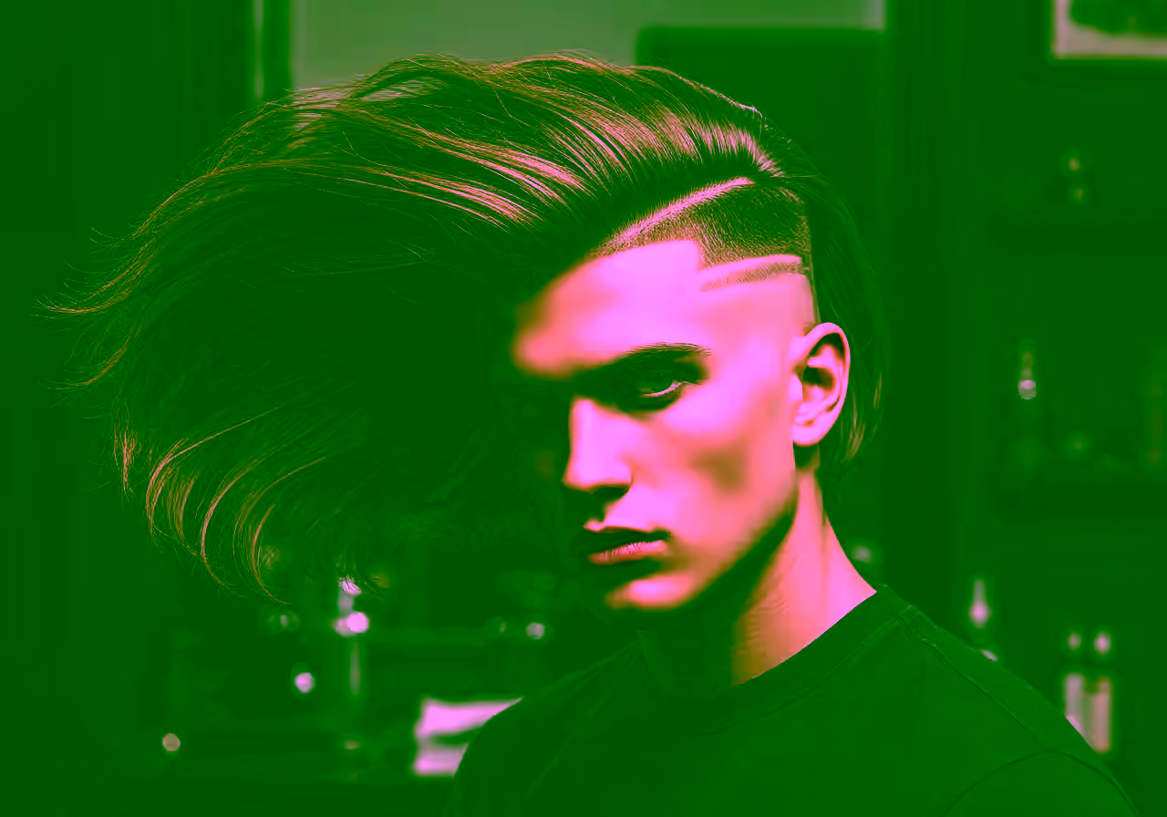 Long Hair Undercut hairstyle for men 2026 — long hairstyles variation, best for square faces + thick hair, modern barbering by Master Stylist Jessica Hamilton