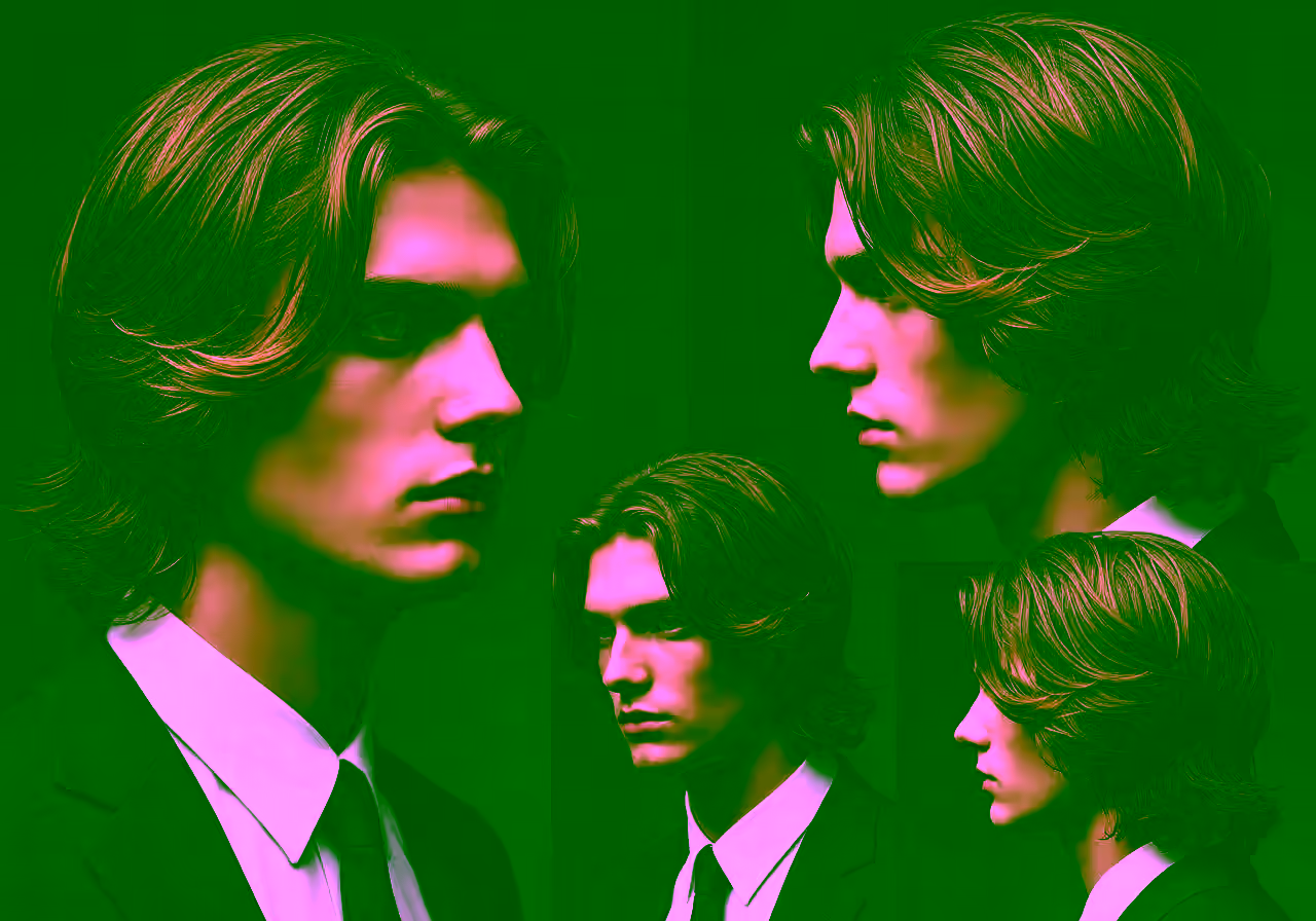 Long Wavy Hair hairstyle for men 2026 — long hairstyles variation, best for all faces + wavy hair types, modern barbering by Master Stylist Jessica Hamilton