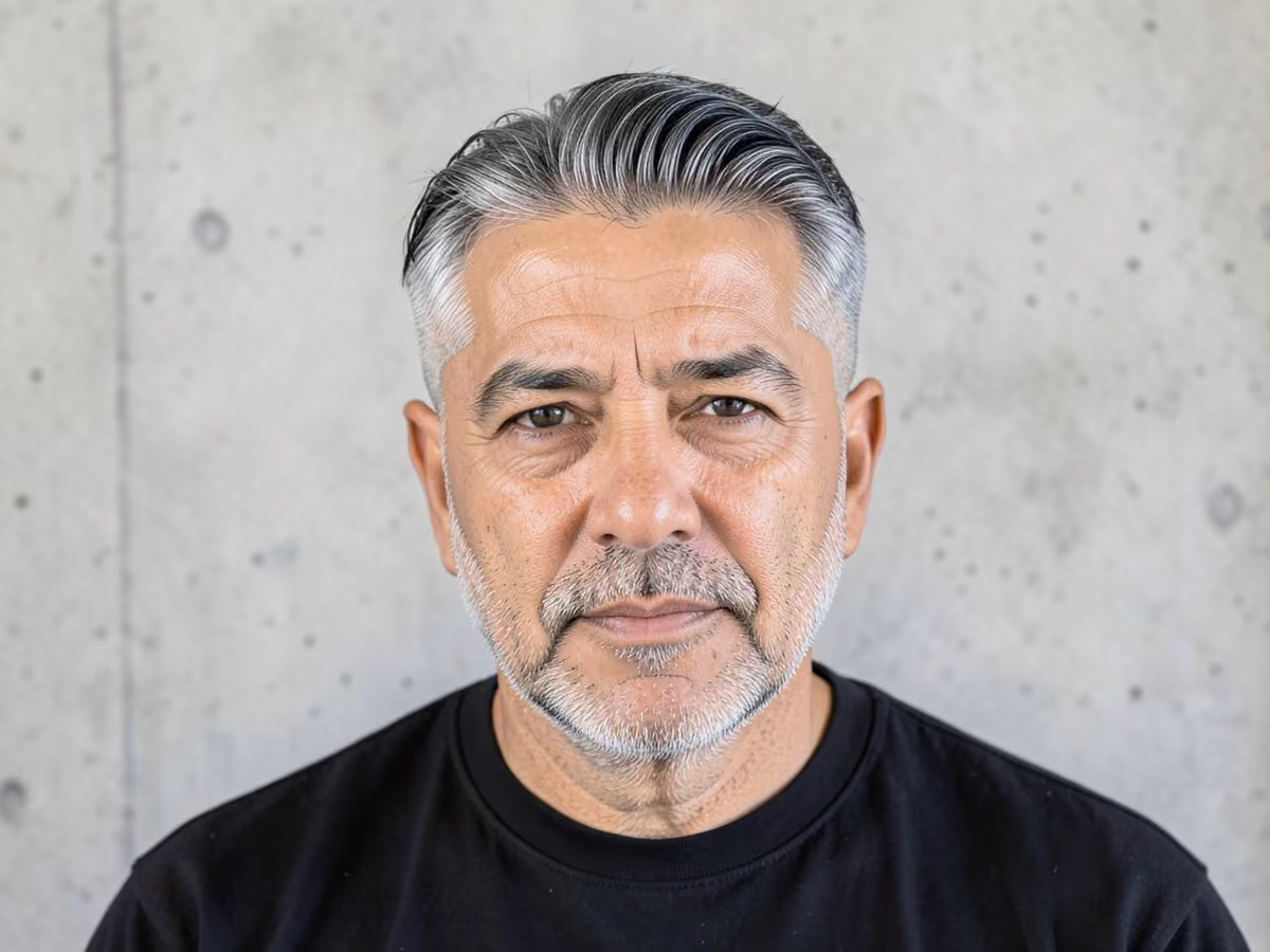 Man with a low maintenance undercut