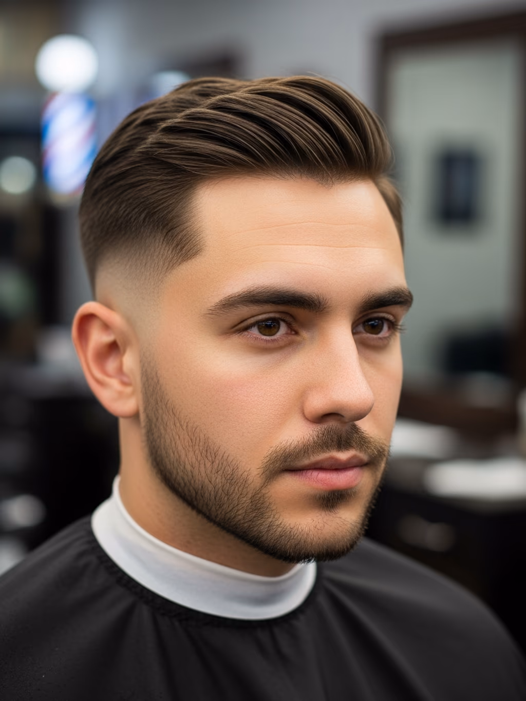 Classic Low Skin Fade Side Part hairstyle for men 2026 — low skin fade with side part variation, best for oval and oblong faces, modern barbering by Master Stylist Jessica Hamilton
