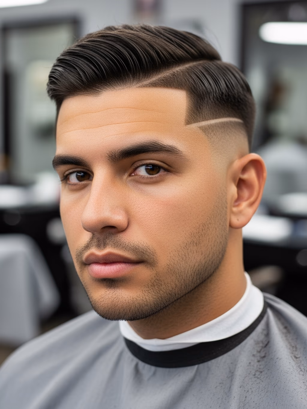 Modern Low Skin Fade Side Part 2026 hairstyle for men 2026 — low skin fade with side part variation, best for square jaws and athletic builds, modern barbering by Master Stylist Jessica Hamilton