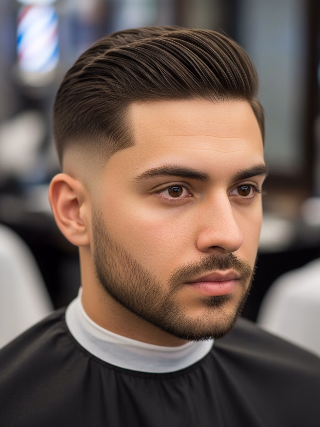 Tapered Low Skin Fade Side Part hairstyle for men 2026 — low skin fade with side part variation, best for diamond faces with prominent cheekbones, modern barbering by Master Stylist Jessica Hamilton