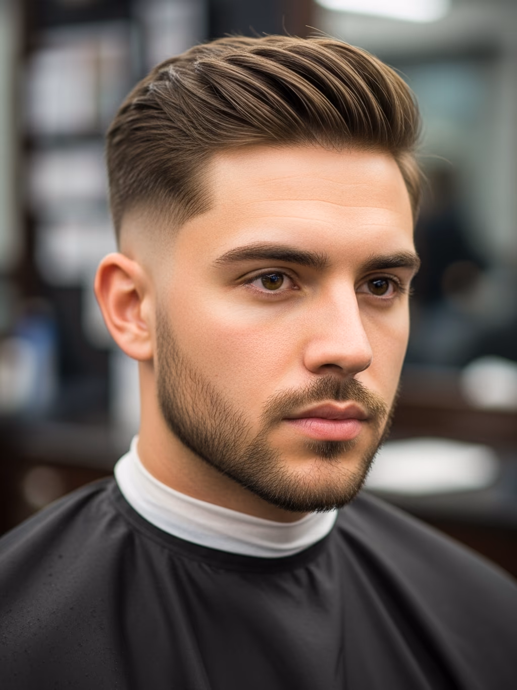 Textured Low Skin Fade Side Part hairstyle for men 2026 — low skin fade with side part variation, best for round faces seeking elongation, modern barbering by Master Stylist Jessica Hamilton