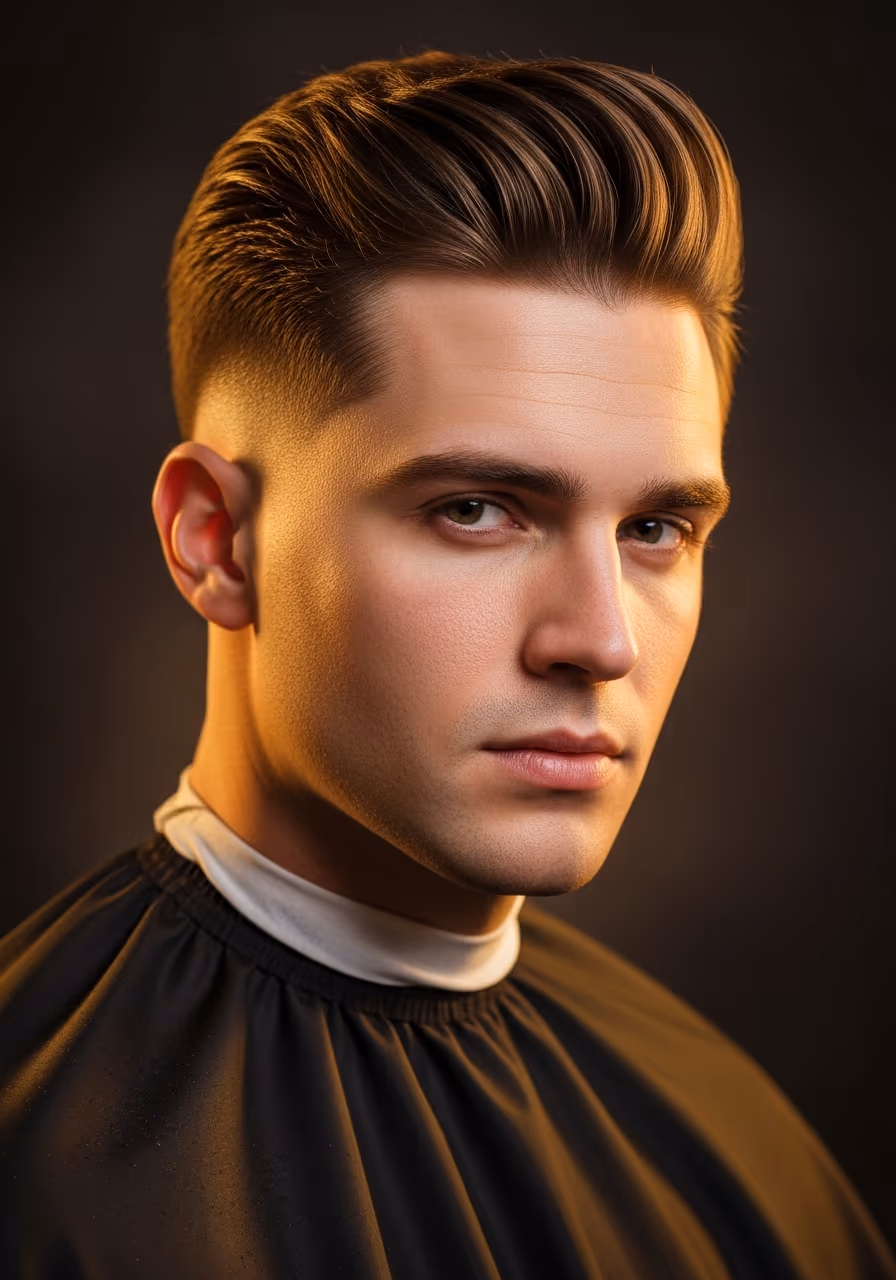 Comb Over with Low Taper hairstyle for men 2026 — low taper fade variation, best for formal/casual settings, oval/oblong faces + straight hair, modern barbering by Master Stylist Jessica Hamilton