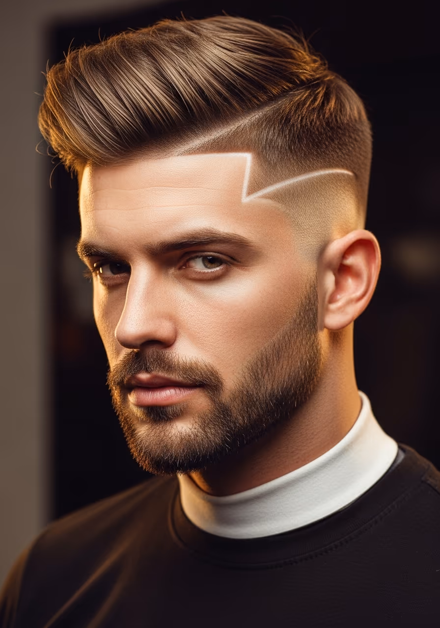 Disconnected Low Taper hairstyle for men 2026 — low taper fade variation, best for creative types + thick/straight hair (all faces), modern barbering by Master Stylist Jessica Hamilton