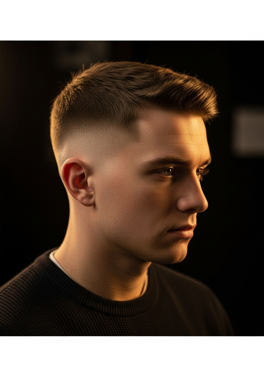 Low Fade with Short Hair 2026 - Minimalist Short Low Taper Fade Cut