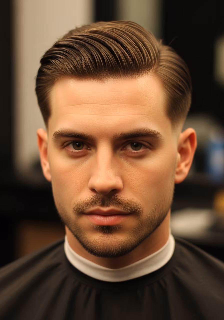 Low Taper Curtains hairstyle for men 2026 — low taper fade variation, best for all faces + straight/wavy hair, modern barbering by Master Stylist Jessica Hamilton