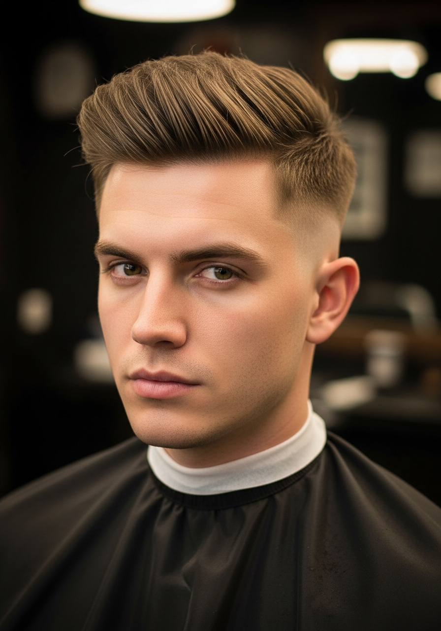 Low Taper Faded Undercut 2026 - Bold Contrast Low Taper Fade Haircut for Men