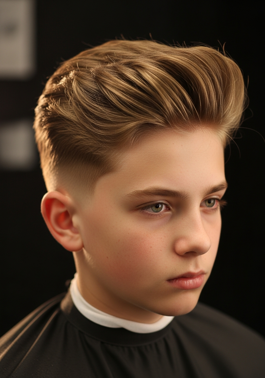 Low Taper Fluffy Hair for Boys 2026 - Youthful Voluminous Low Taper Fade