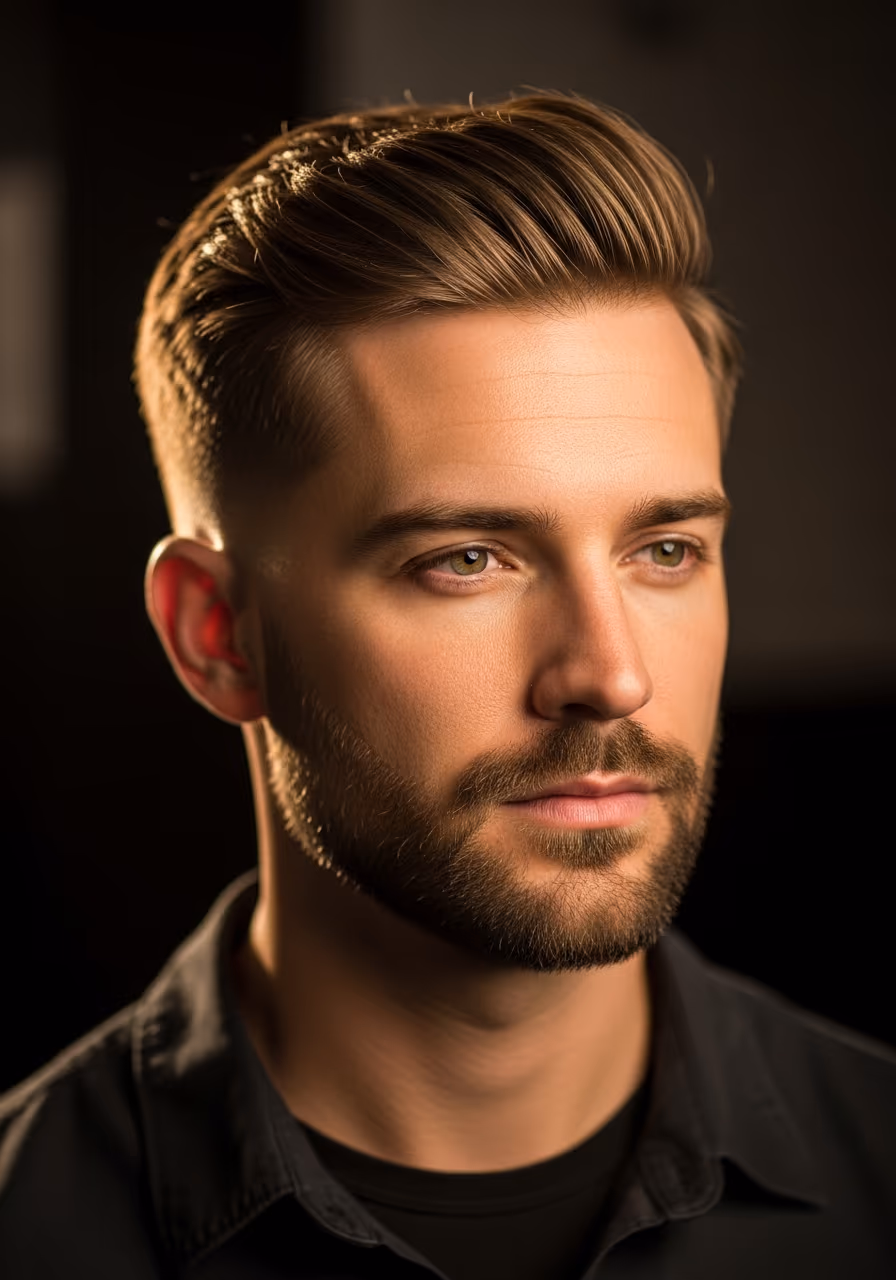 Natural Low Taper hairstyle for men 2026 — low taper fade variation, best for all faces + all hair types (low-maintenance lovers), modern barbering by Master Stylist Jessica Hamilton