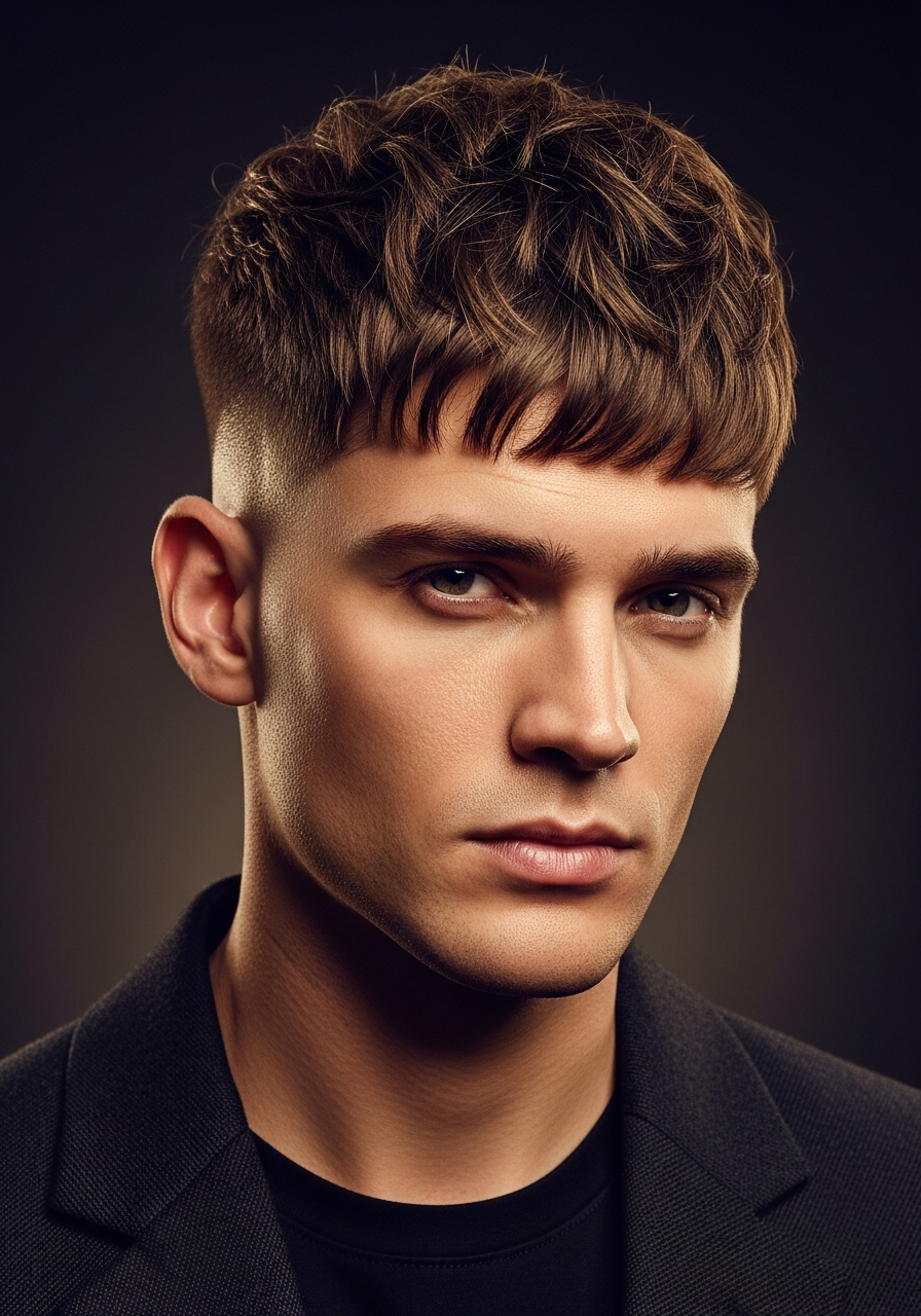 Textured French Crop Low Taper Fade 2026 - Choppy Modern Low Taper Hairstyle