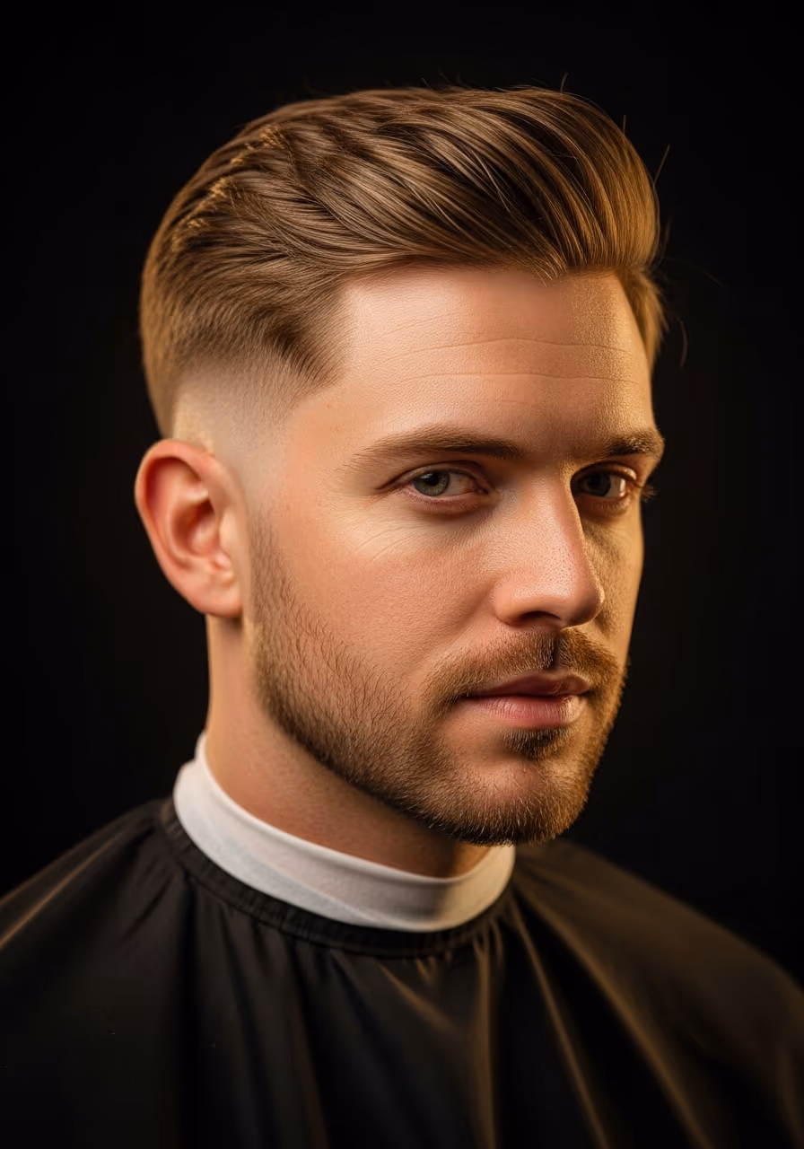 Versatile Mid-Low Fade hairstyle for men 2026 — low taper fade variation, best for all faces + all hair types (weekend warriors), modern barbering by Master Stylist Jessica Hamilton