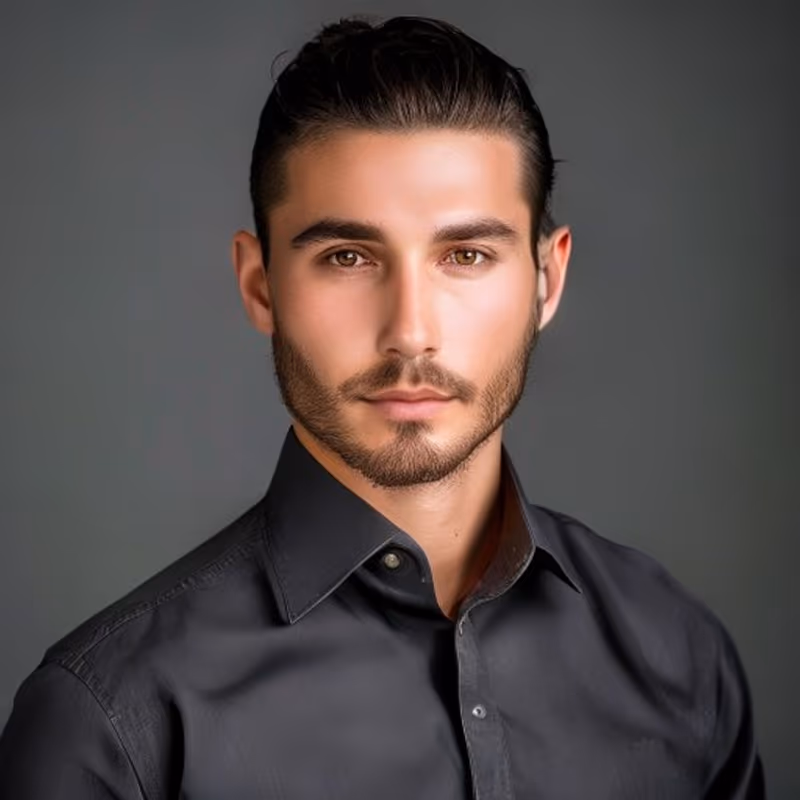 Professional Man Bun hairstyle for men 2026 — Man Bun variation, best for Office and formal settings, modern barbering by Master Stylist Jessica Hamilton
