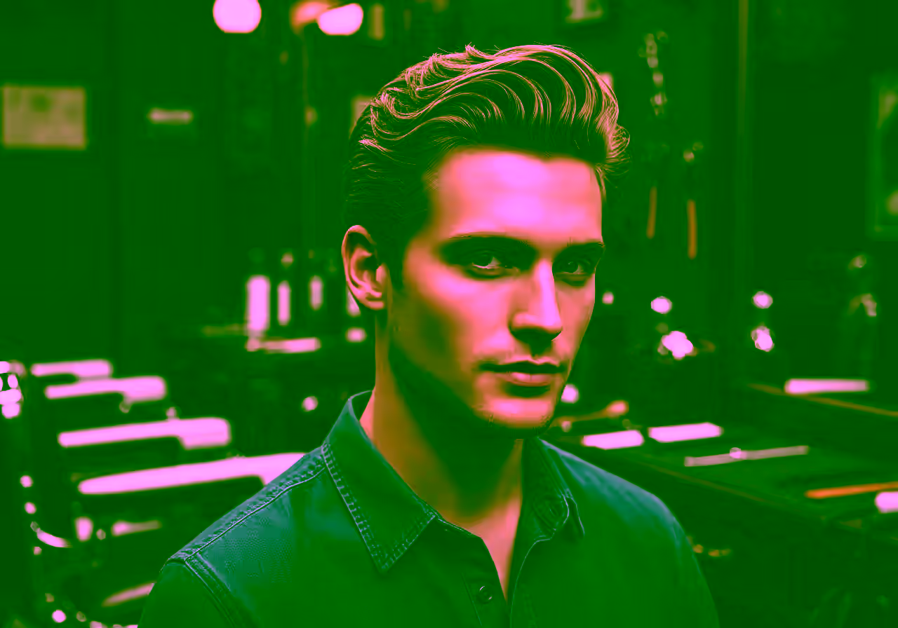 Bro Flow Medium hairstyle for men 2026 — medium length hairstyles variation, best for all faces + straight/wavy hair, modern barbering by Master Stylist Jessica Hamilton