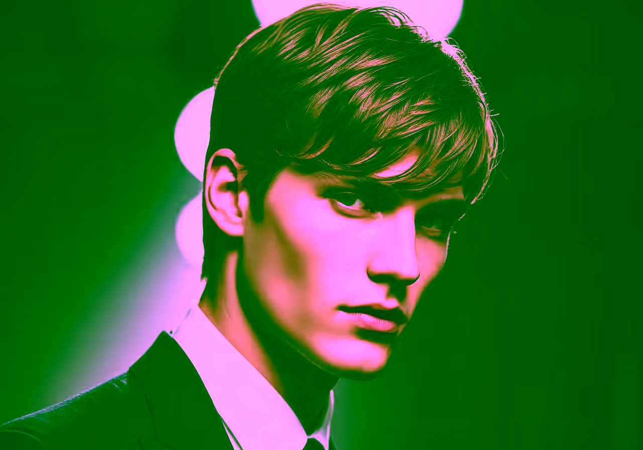 Curtain Fringe Medium hairstyle for men 2026 — medium length hairstyles variation, best for round and oval faces + straight/wavy hair, modern barbering by Master Stylist Jessica Hamilton
