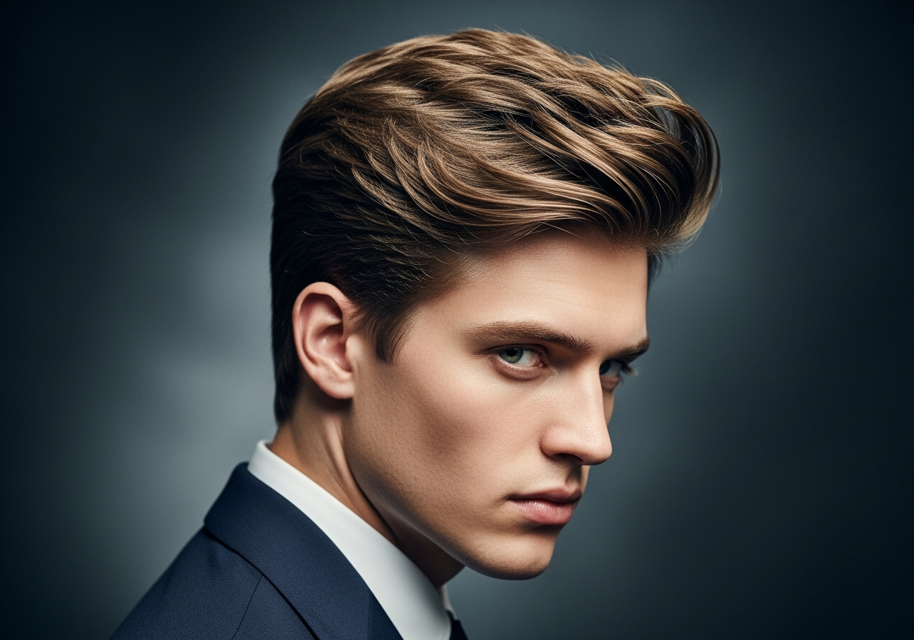 Men's Medium Volume Cut Hairstyle 2026 - High-volume medium layers designed for thin hair