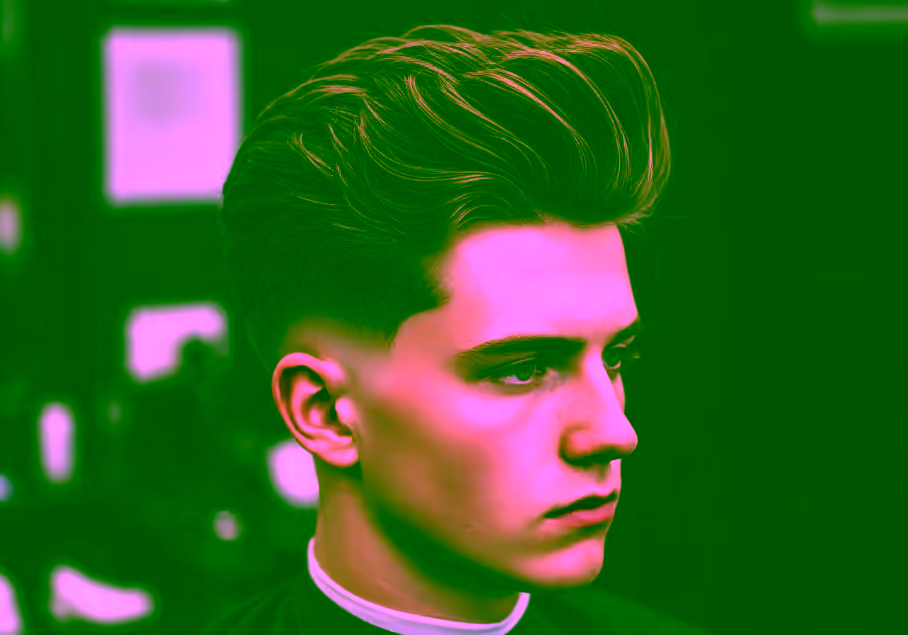 Textured Quiff Medium hairstyle for men 2026 — medium length hairstyles variation, best for square faces + wavy/thick hair, modern barbering by Master Stylist Jessica Hamilton