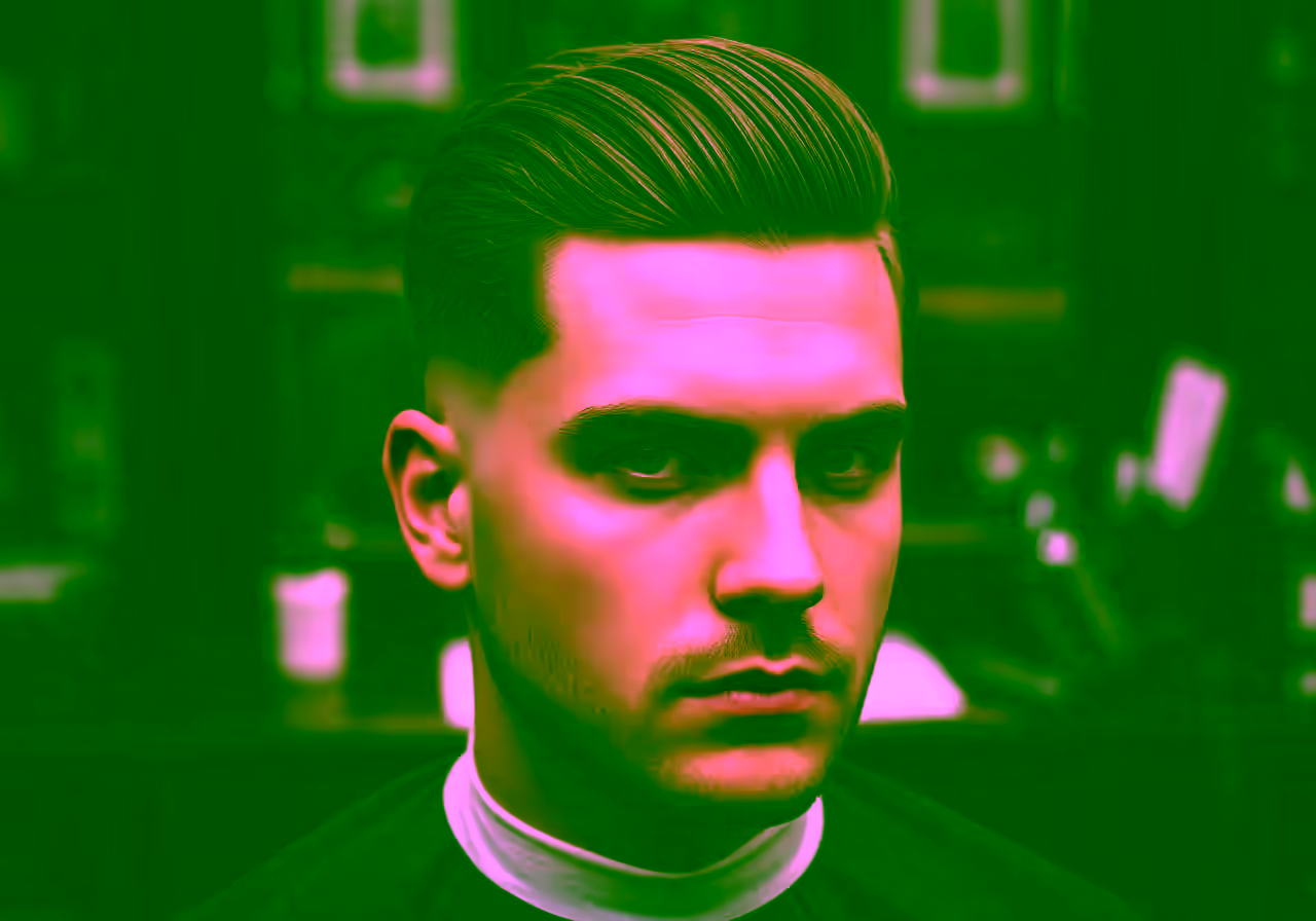 Executive Mid Taper hairstyle for men 2026 — medium taper fade variation, best for professional men, all faces + straight hair, modern barbering by Master Stylist Jessica Hamilton