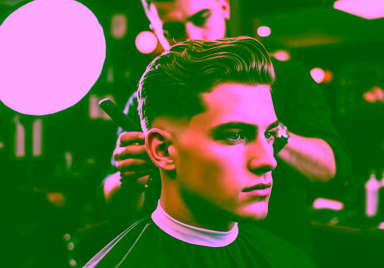 Mid Drop Fade hairstyle for men 2026 — medium taper fade variation, best for all faces + curly/wavy hair, modern barbering by Master Stylist Jessica Hamilton