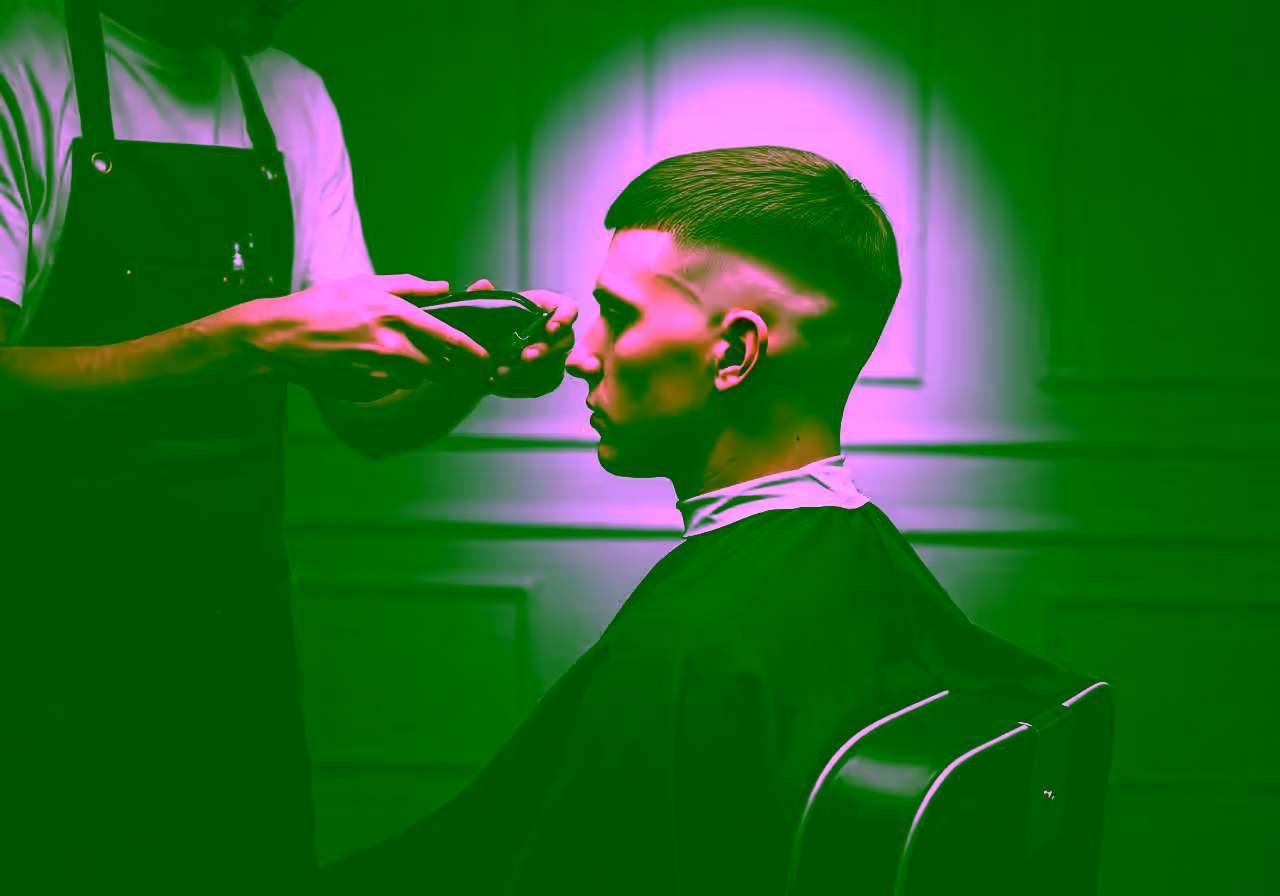 Mid Taper Fade Buzz Cut hairstyle for men 2026 — medium taper fade variation, best for round faces + all hair types, modern barbering by Master Stylist Jessica Hamilton