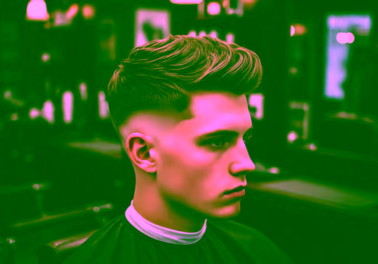 Mid Taper Fade Textured Crop hairstyle for men 2026 — medium taper fade variation, best for square, diamond faces + wavy/thick hair, modern barbering by Master Stylist Jessica Hamilton