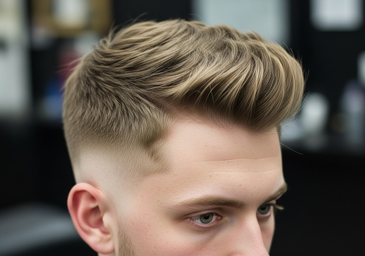 Medium Taper Fluffy Hair 2026 - Voluminous Temple Taper for Fine Hair