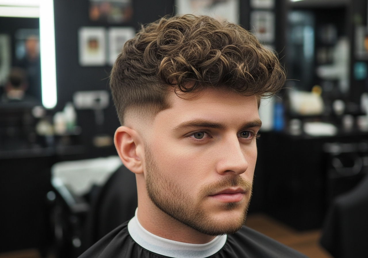 Medium Taper with Thick Curls 2026 - Full Natural Curls Temple Taper
