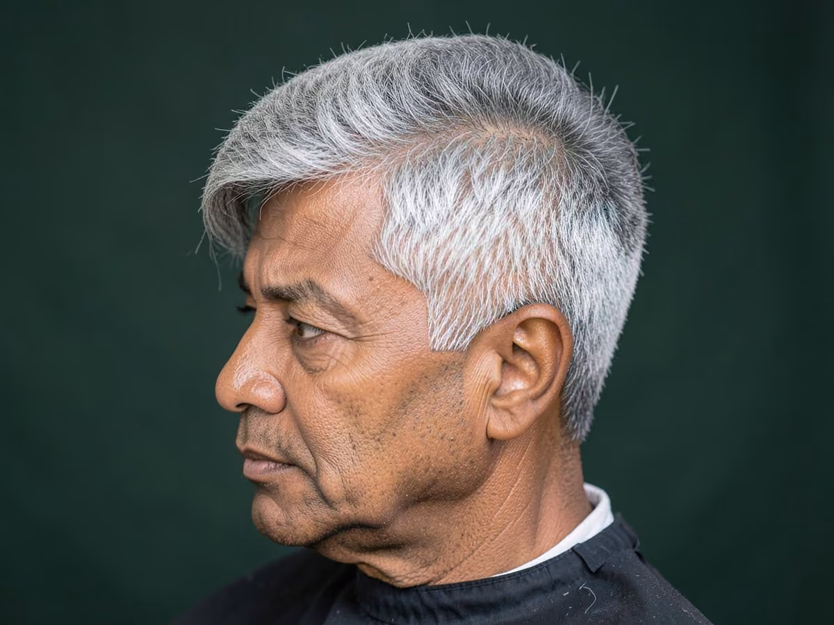 Man with an alpaca haircut